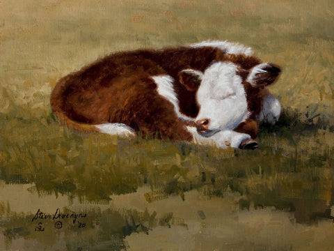 Daydreamin' is an 8 x 10 Oil Painting on Linen by renowned Western Artist Steve Devenyns. His Award winning fine western art has been featured in the Buffalo Bill Art Show, Prix de West Art Show, Eiteljorg Museum, National Museum of Wildlife Art Show, Western Visions Art Show, Cheyenne Frontier Days Governor’s Art Show