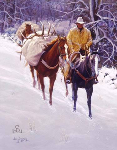 "One for the Books" by Steve Devenyns, One of America’s Finest Western Artists of Fine Art, Limited Edition Prints, Giclee’s and Original Paintings of Ranching, Wildlife and Cowboy art. Steve has been featured in the National Museum of Wildlife Art Show, Western Visions Art Show, Cheyenne Frontier Days Governor’s Art.